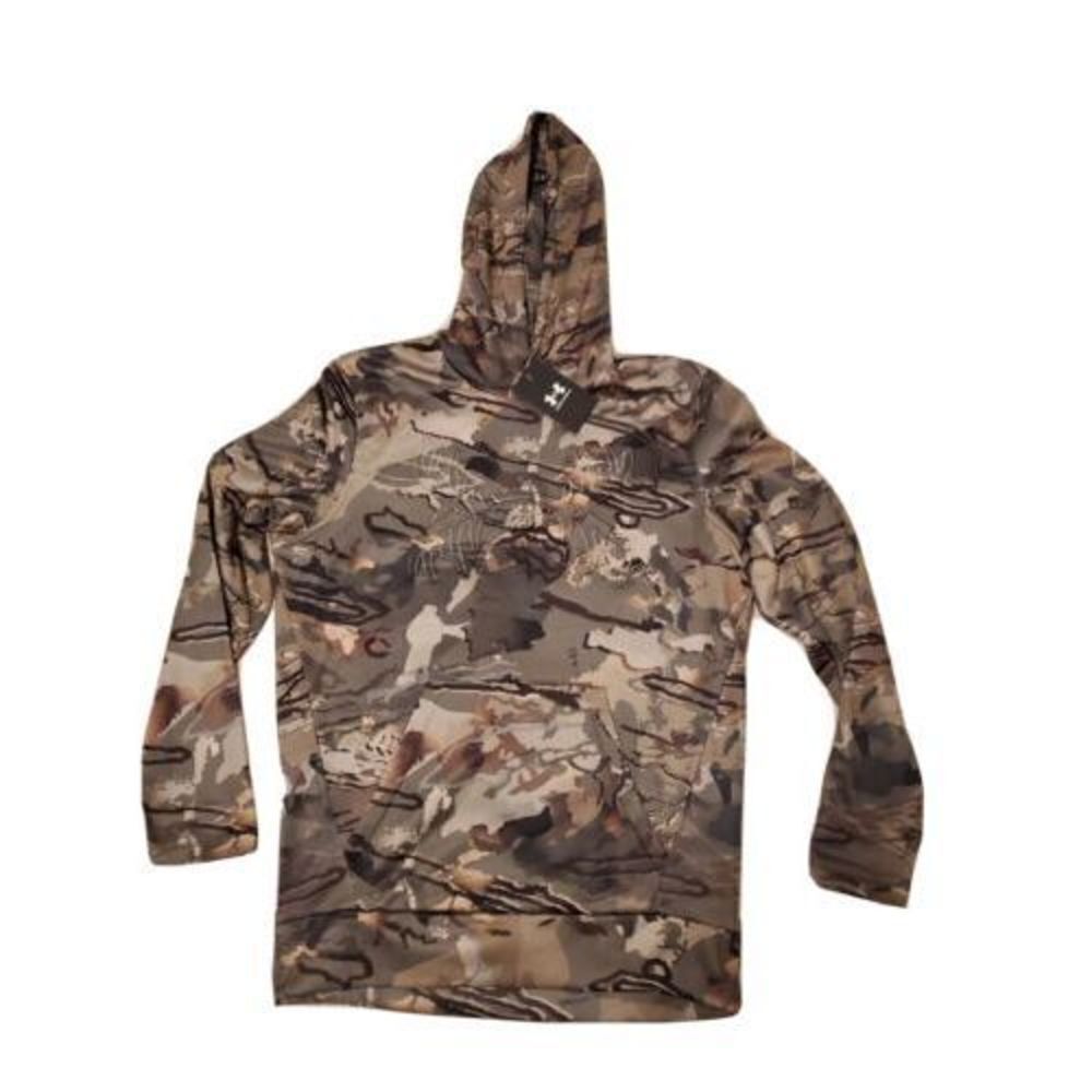 Under Armour NEW Mens 1365689-994 Camo Fleece Long Sleeve Hunting Hoodie Size M